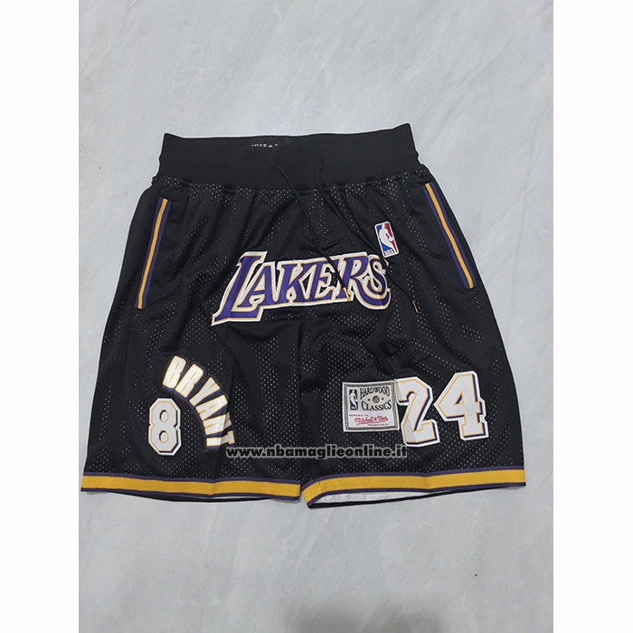 Pantaloncini Los Angeles Lakers Mitchell & Ness Hardwood Classics Nero